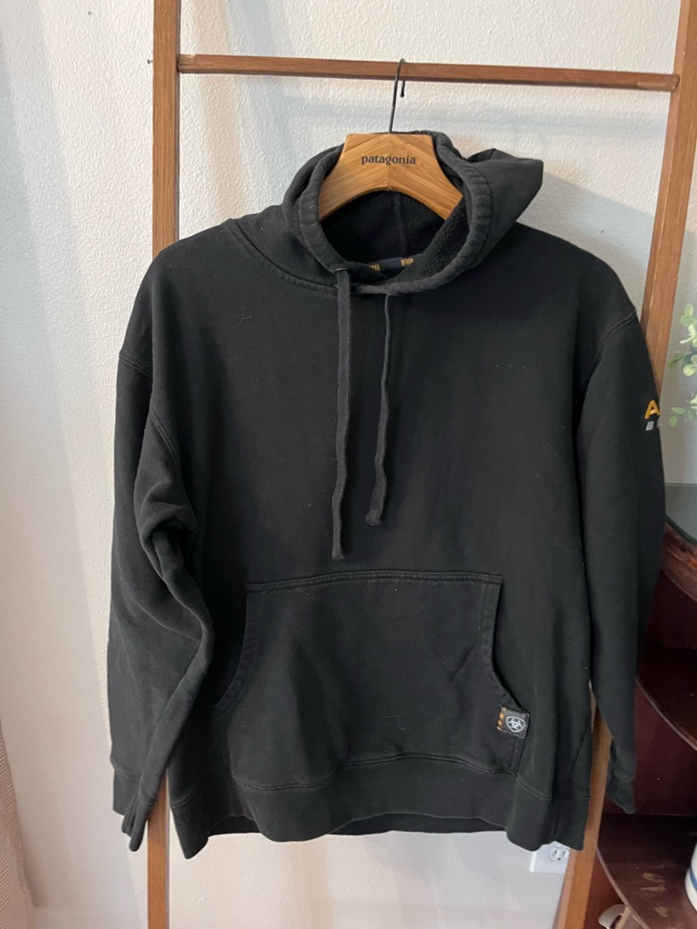 Ariat Black Pullover Hoodie with Kangaroo Pocket